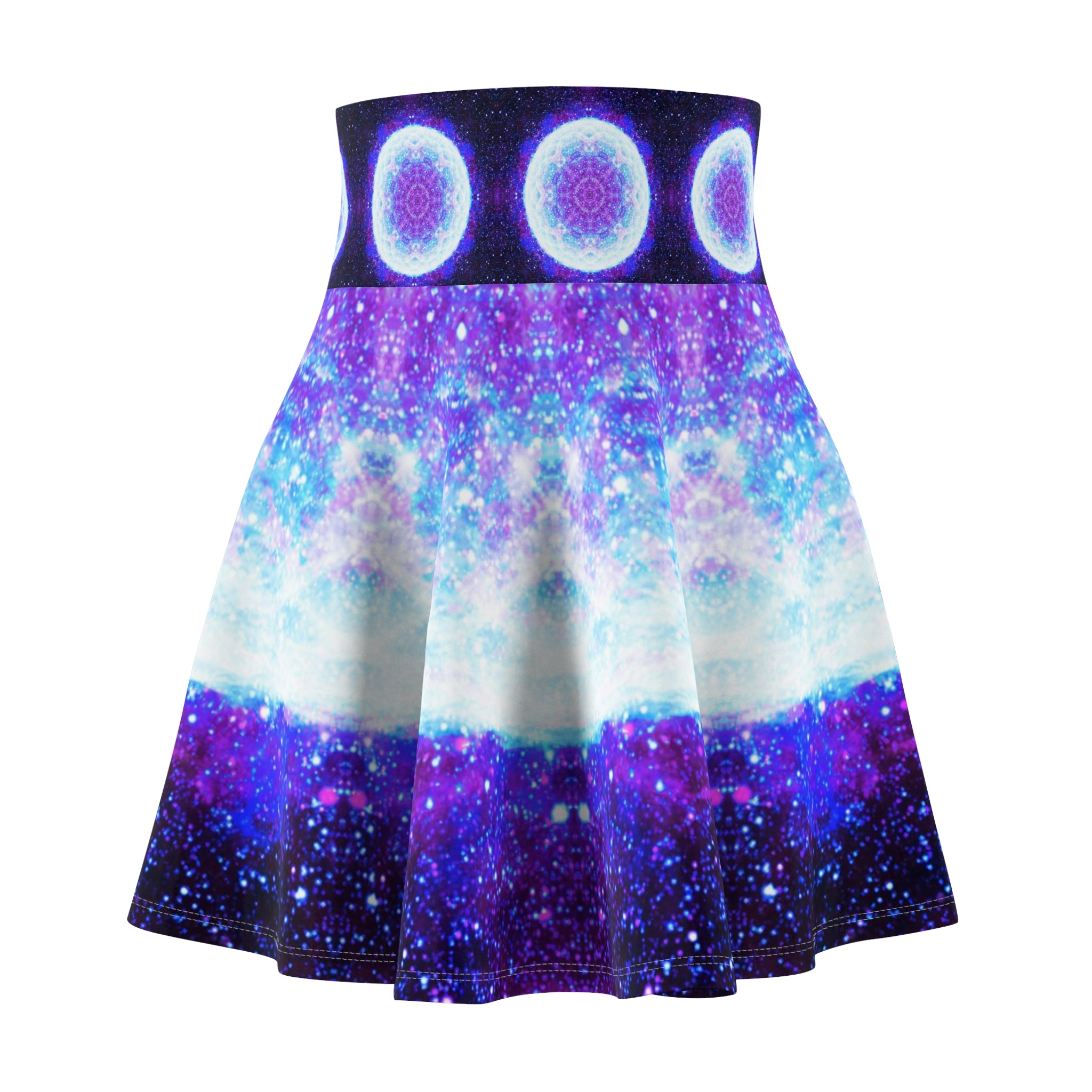 Amen Jin's as the Dark Against My Halo Desires Women's Skater Skirt