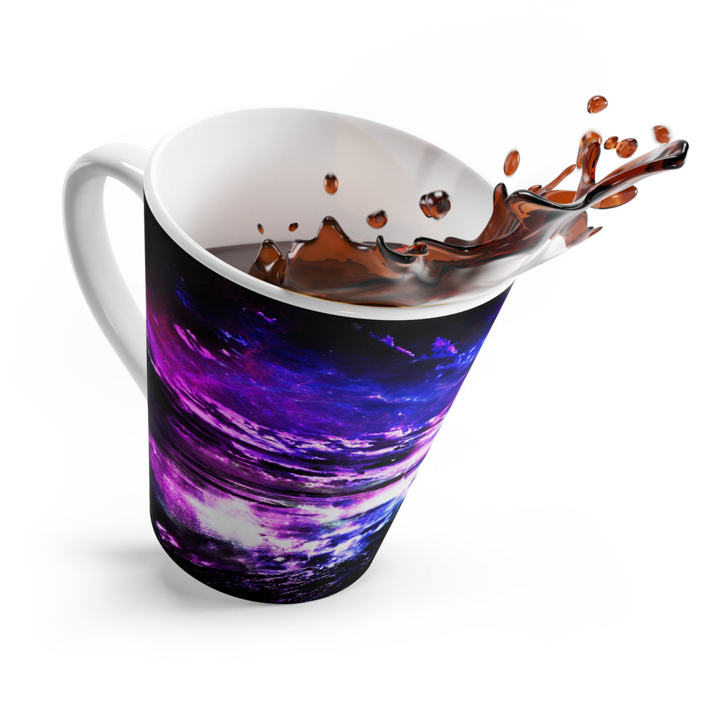 Amethyst Dancing Sea Dreams Latte Mug