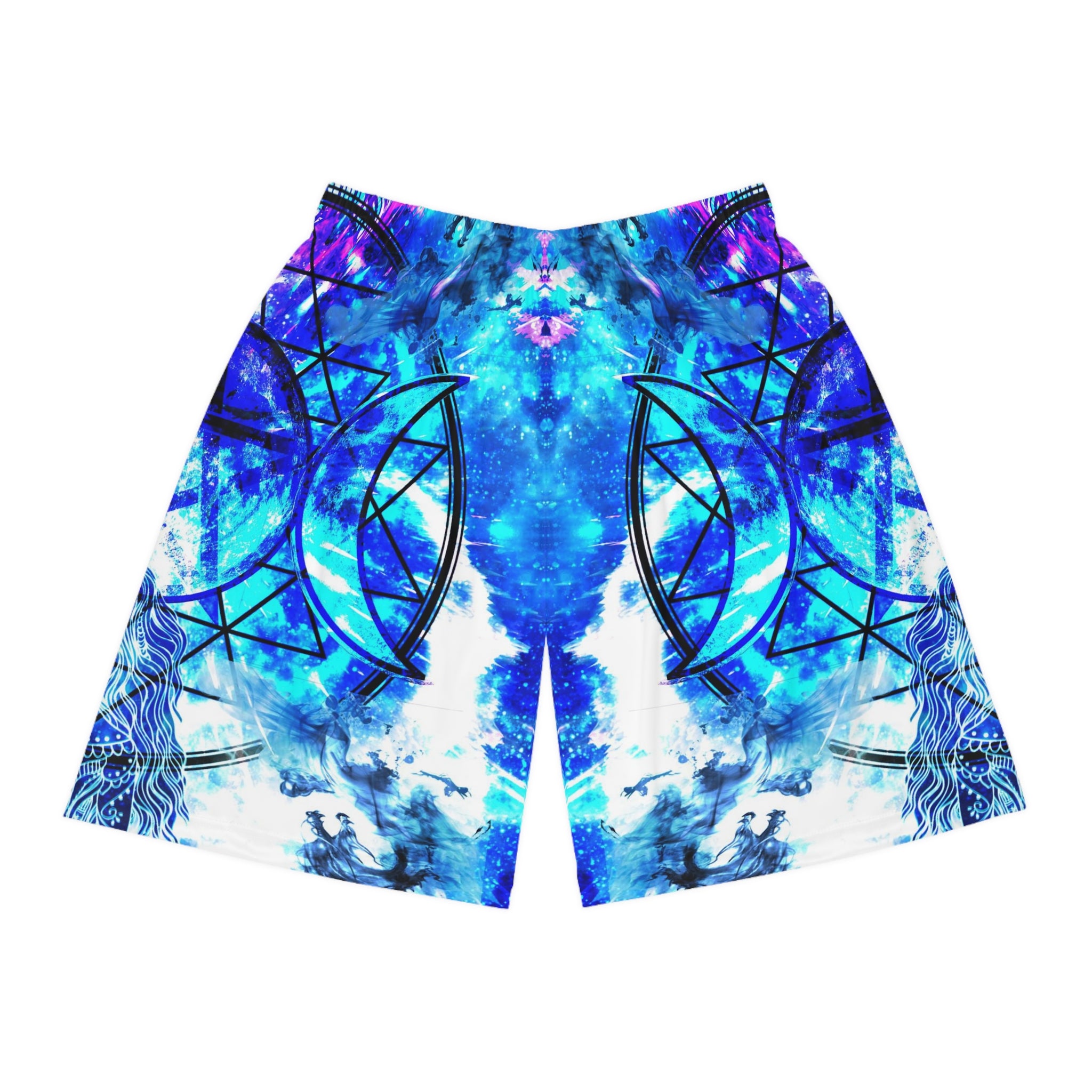 Creation's Magical Awakening Desires Meditations Basketball Shorts