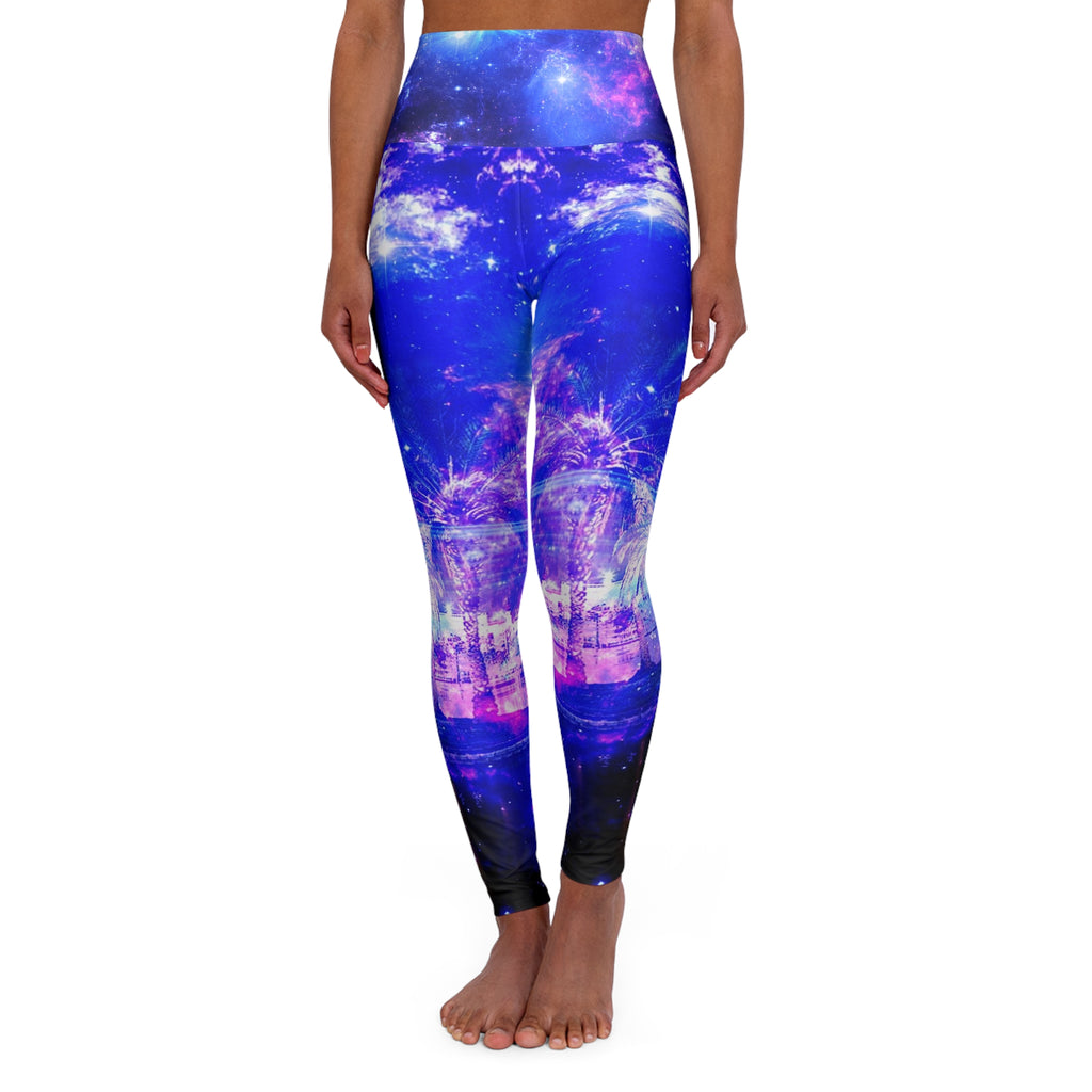 Iridescent Orlando Dreams High Waisted Yoga Leggings