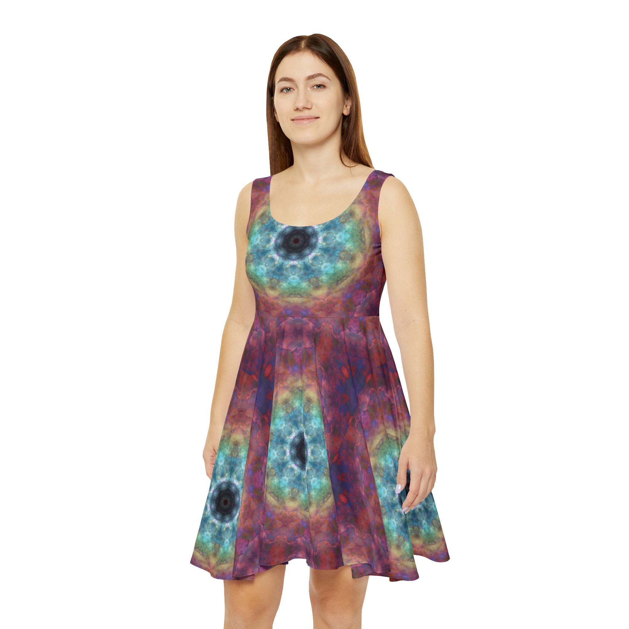 Spirited Marie Towards the Sun Desires Women's Skater Dress