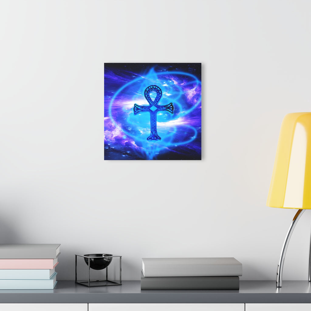 Amethyst Sapphire Ankh Dreams Acrylic Prints (French Cleat Hanging)