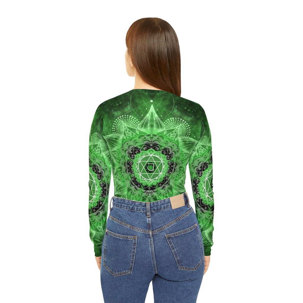 Anahata Meditations Long Sleeve V-neck Shirt