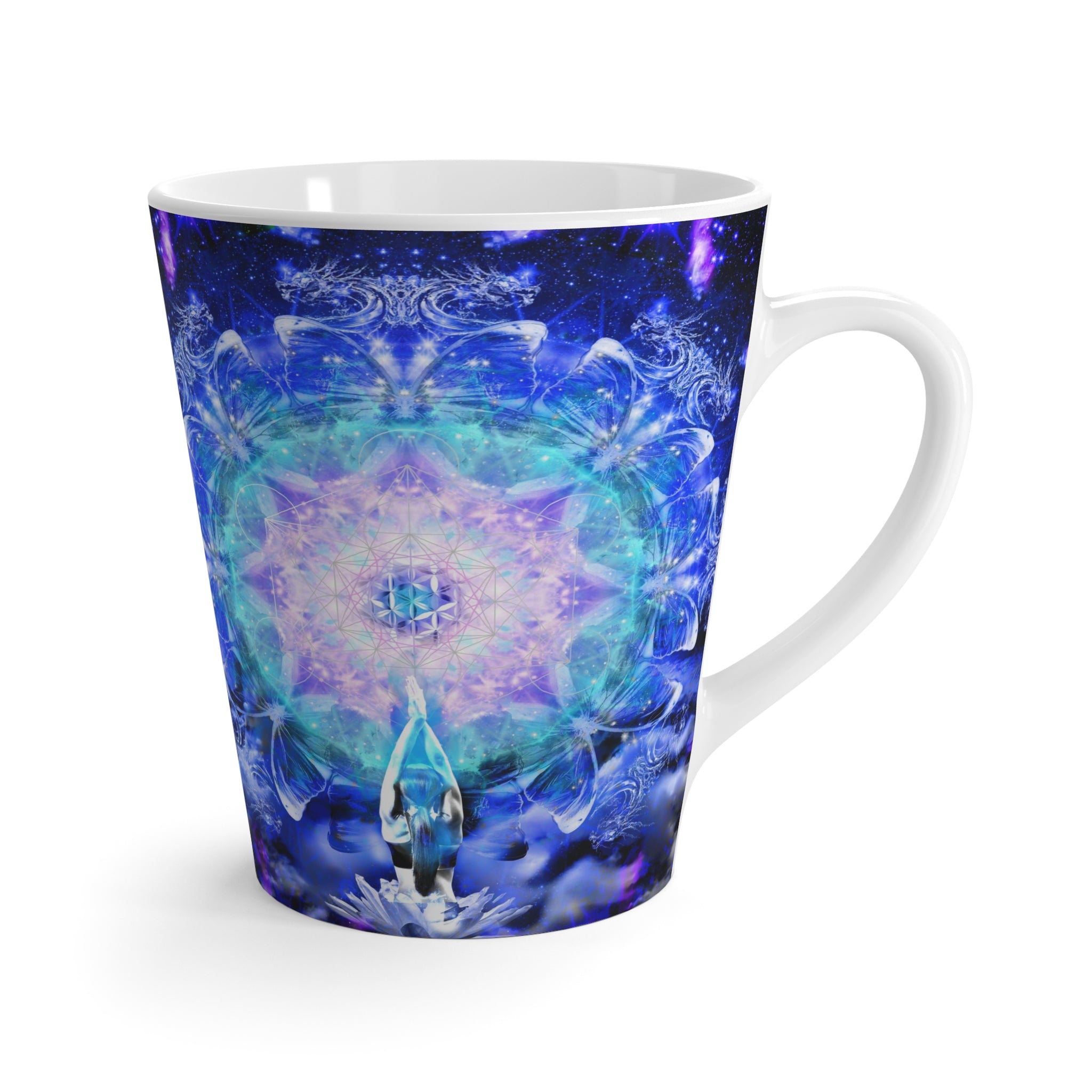 Amen Jin's Katerina's Eros and Psyche Metamorphosis Meditations Latte Mug