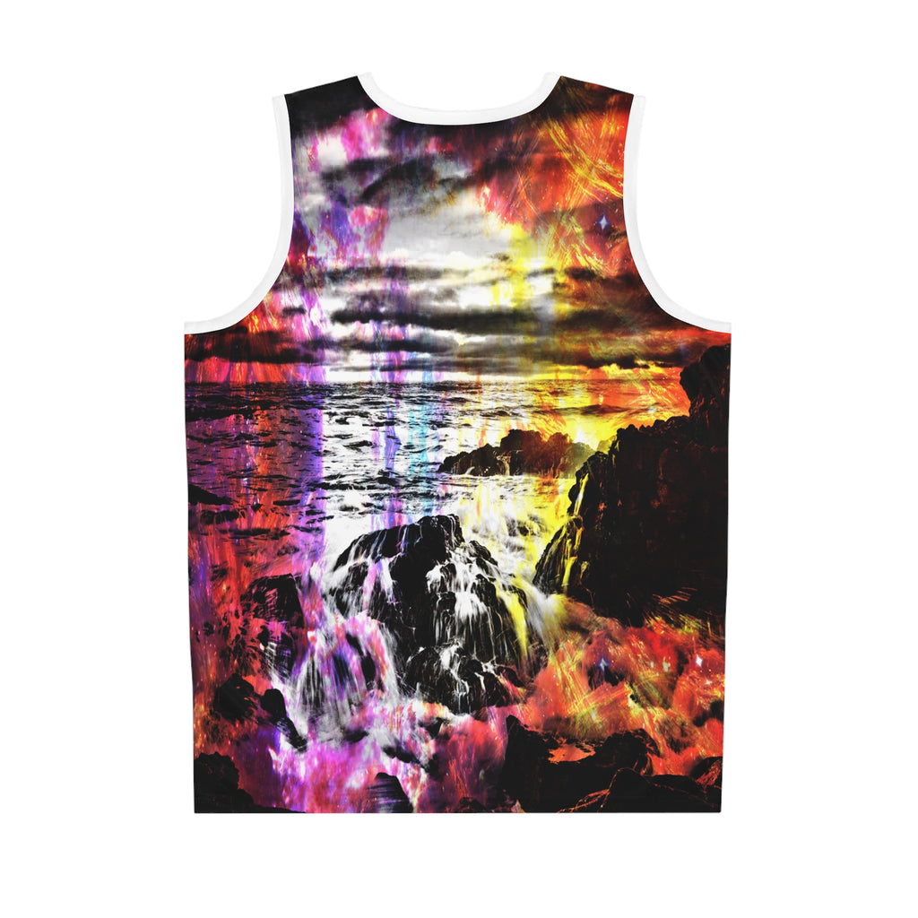 Rise Again Cosmic Falls Dreams Basketball Jersey