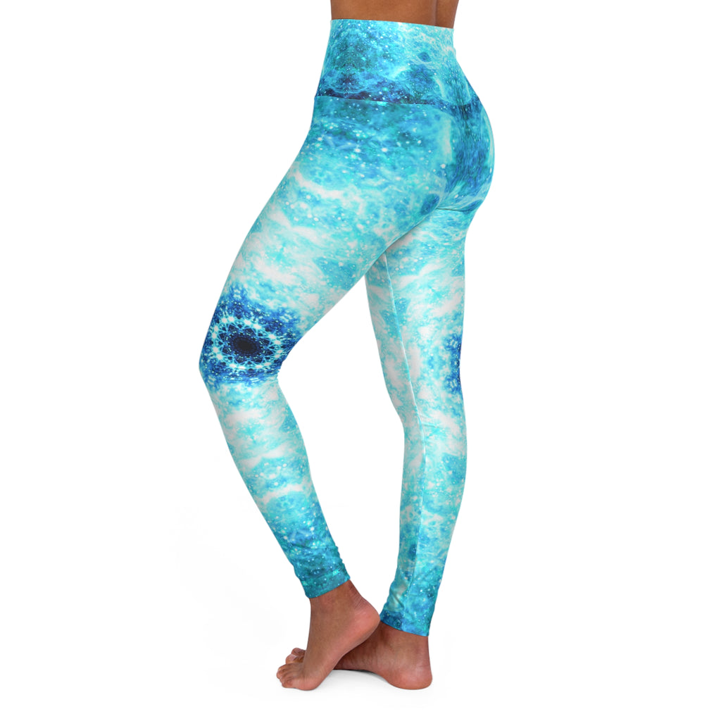 Amen Jin's All the White Horses Desires High Waisted Yoga Leggings