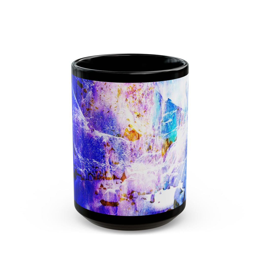 Breathe Again Yule Night Dreams Black Mug