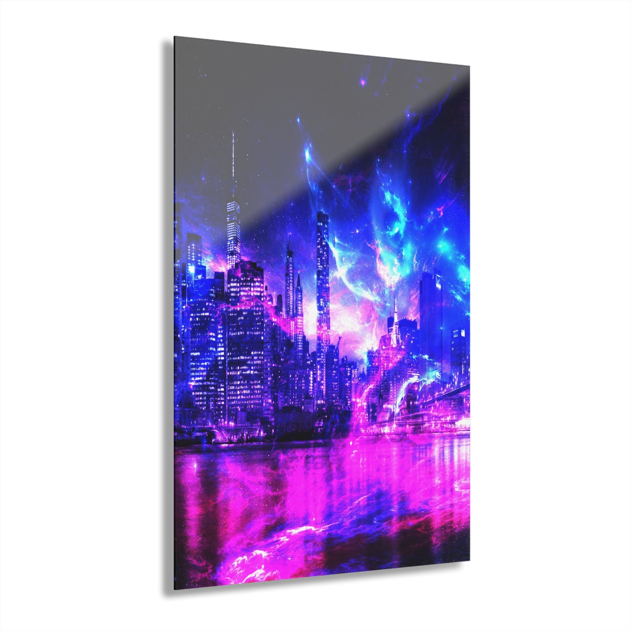 Amethyst New York Dreams Acrylic Prints (French Cleat Hanging)