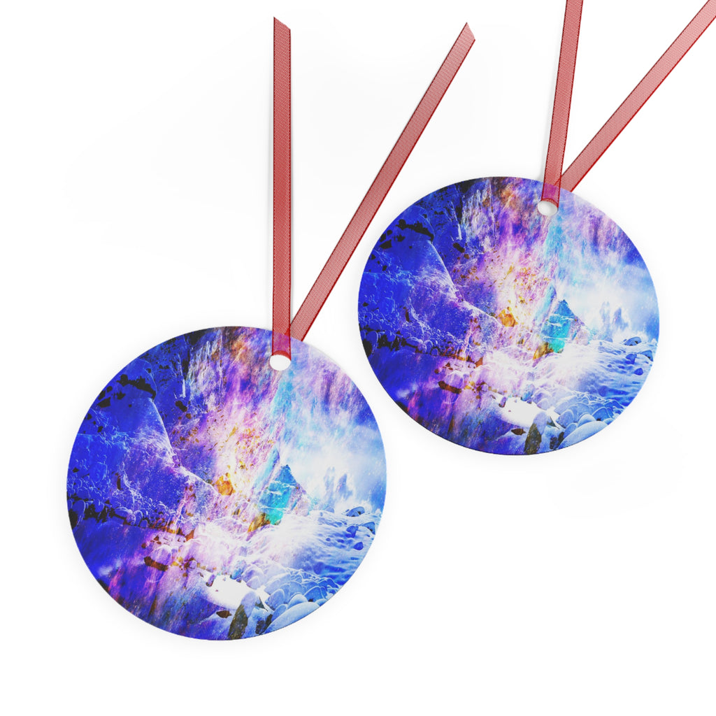 Breathe Again Yule Night Dreams Metal Ornaments