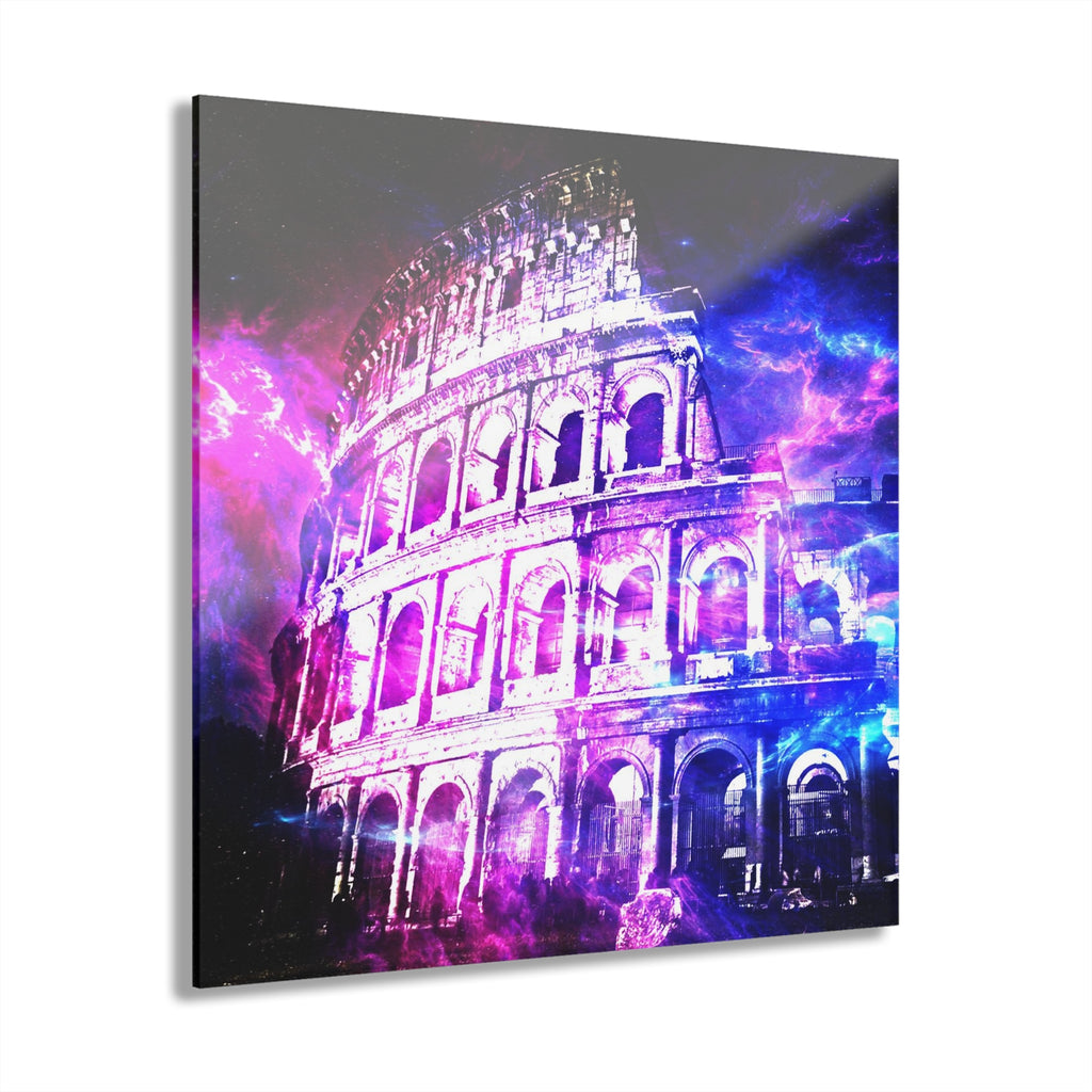 Amethyst Dreams of Roman Patterns Past Acrylic Prints (French Cleat Hanging)