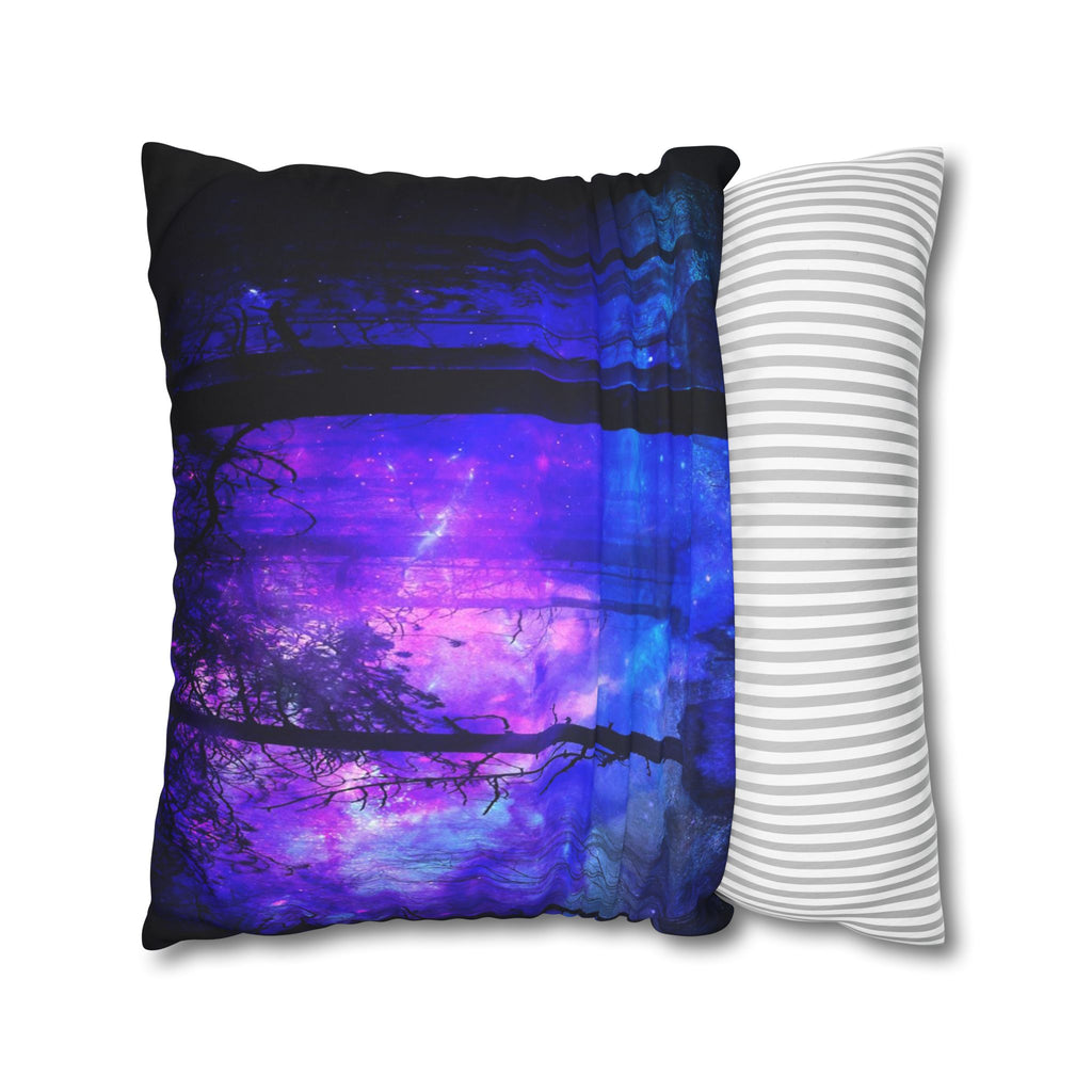 Creation's Heaven Mystic Night Dreams Faux Suede Square Pillow Case