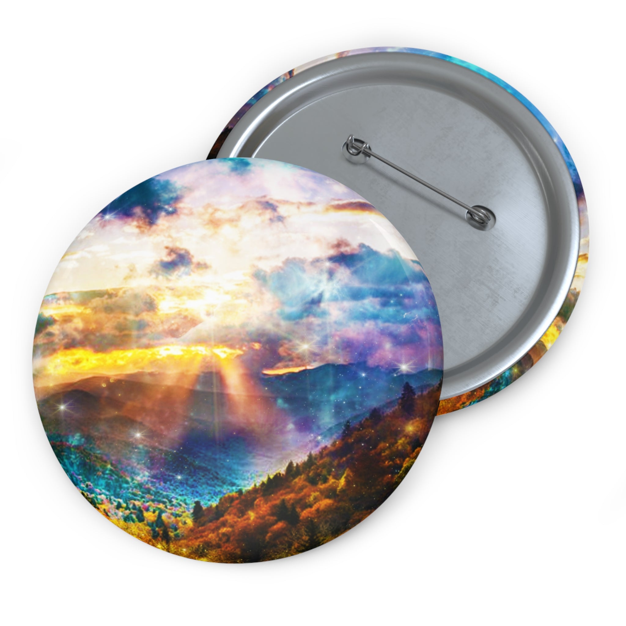 Katerina's Smoky Mountain Memories Dreams Pin Buttons