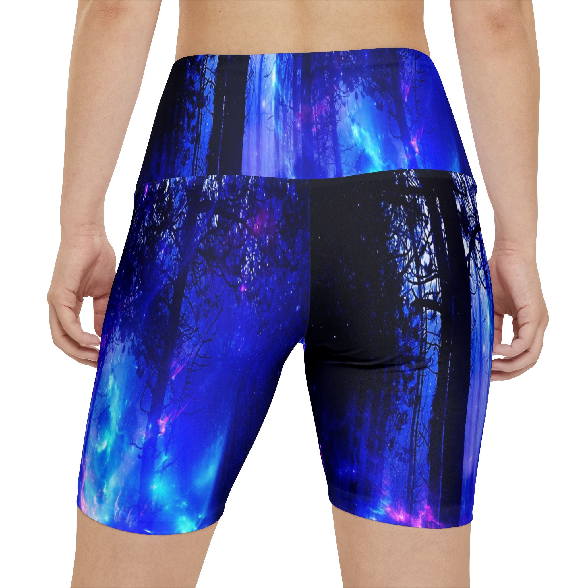 Amethyst Mystic Night Dreams Women's Workout Shorts