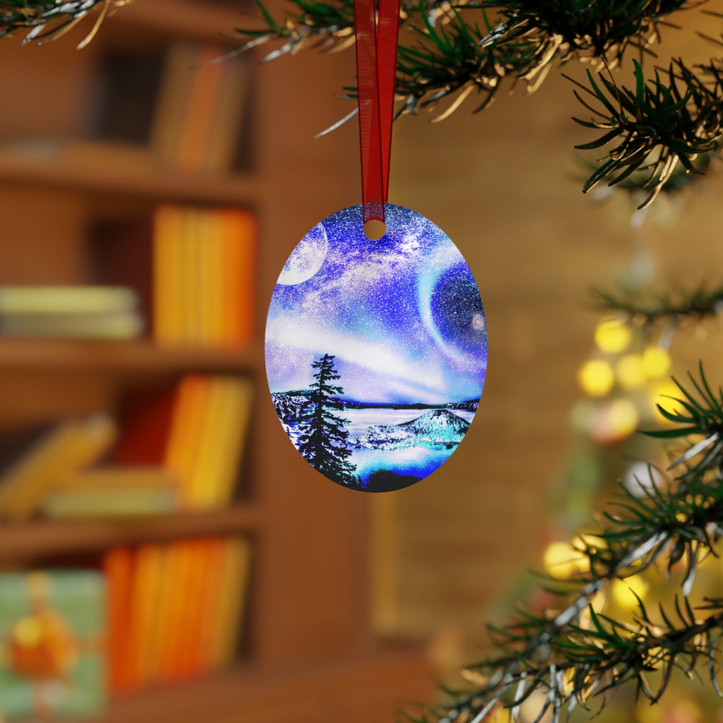 Katerina's Lolite Noel Yule Night Dreams Metal Ornaments