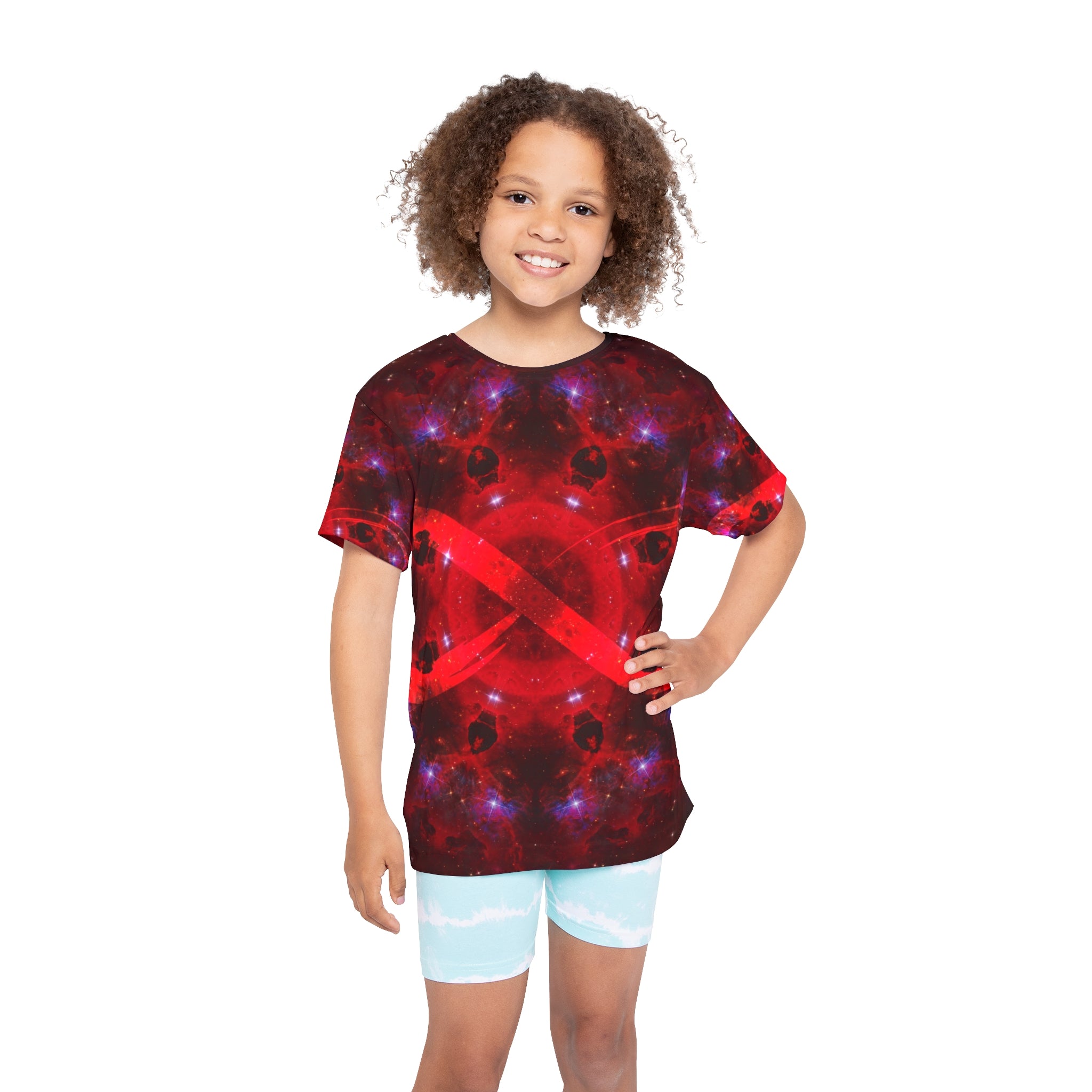 Katerina's Battle Symphony Red Instead Desires Kids Sports Jersey