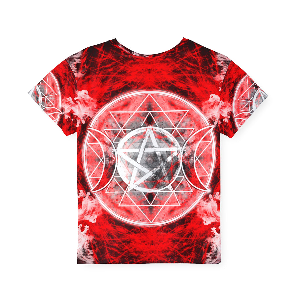 Katerina's Waiting for Hello Triple Goddess Meditations Kids Sports Jersey