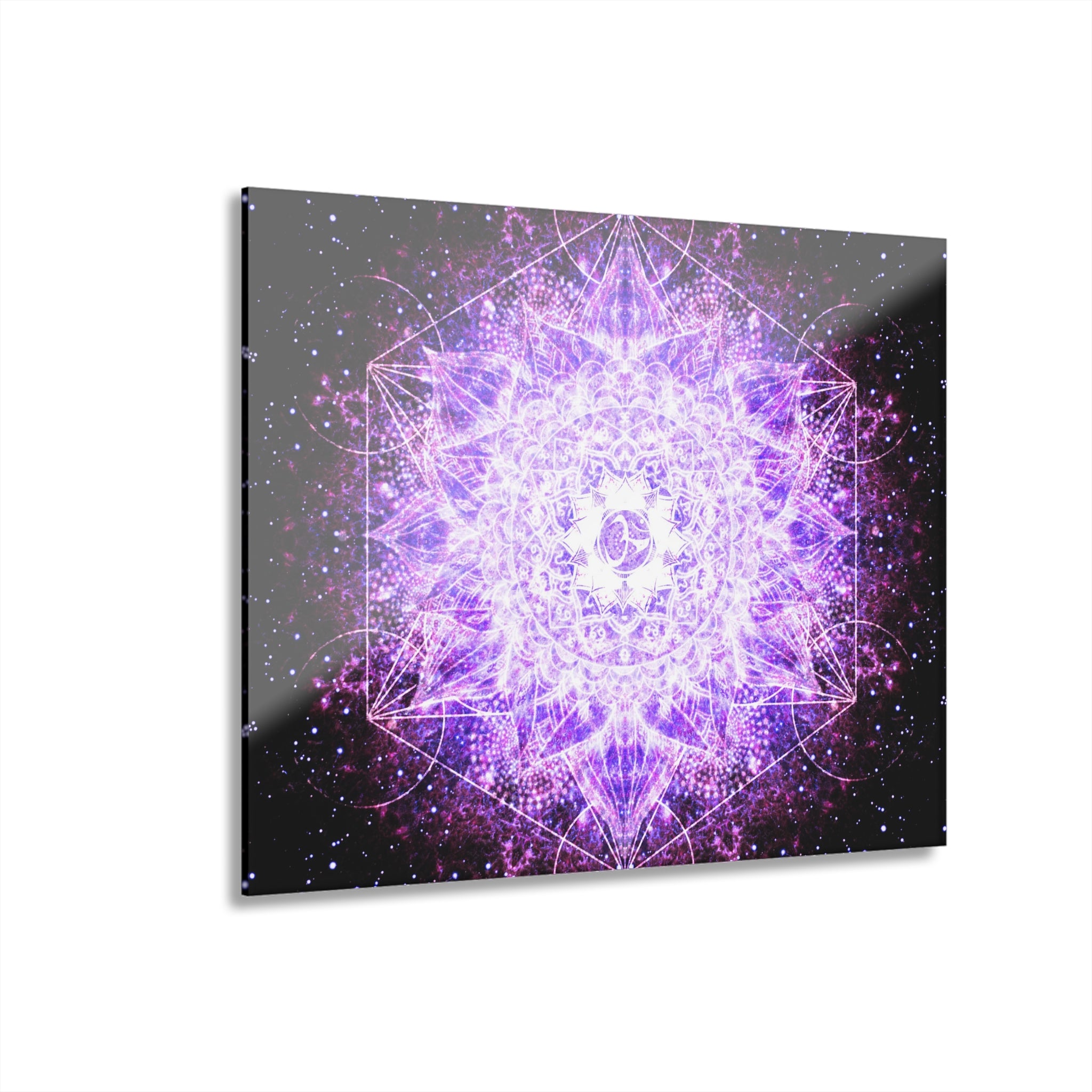 Sahasrara Meditations Acrylic Print (French Cleat Hanging)