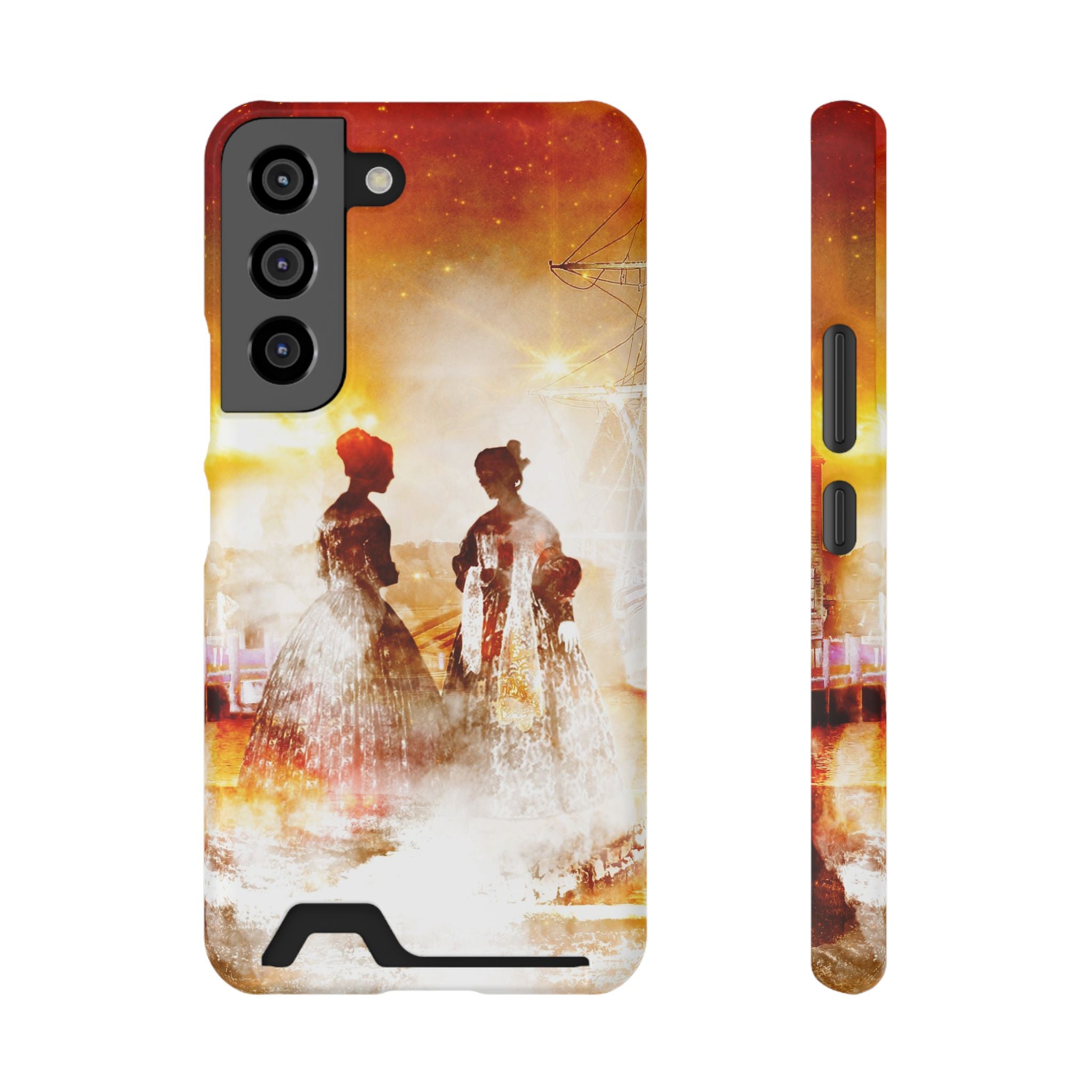 Samhain Eve Salem Harbor Dreams Phone Case With Card Holder
