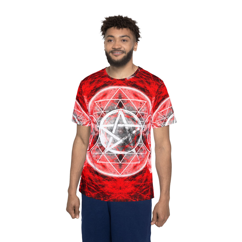 Katerina's Waiting for Hello Triple Goddess Meditations Men's Sports Jersey