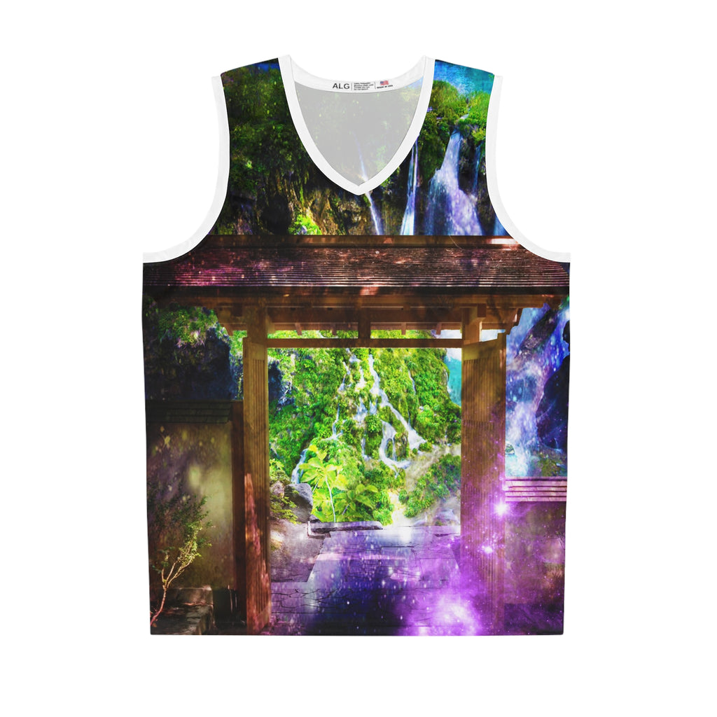 Rainbow Universe Pathway to Paridise Dreams Basketball Jersey