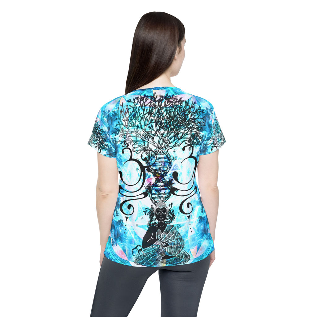 Amen Jin's All the White Horses Buddha Meditations Women's Sports Jersey