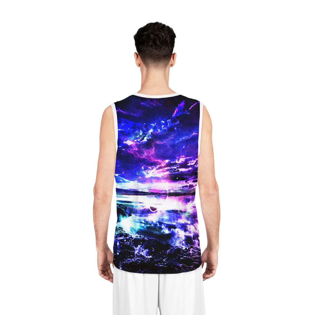 Amethyst Dancing Sea Dreams Basketball Jersey