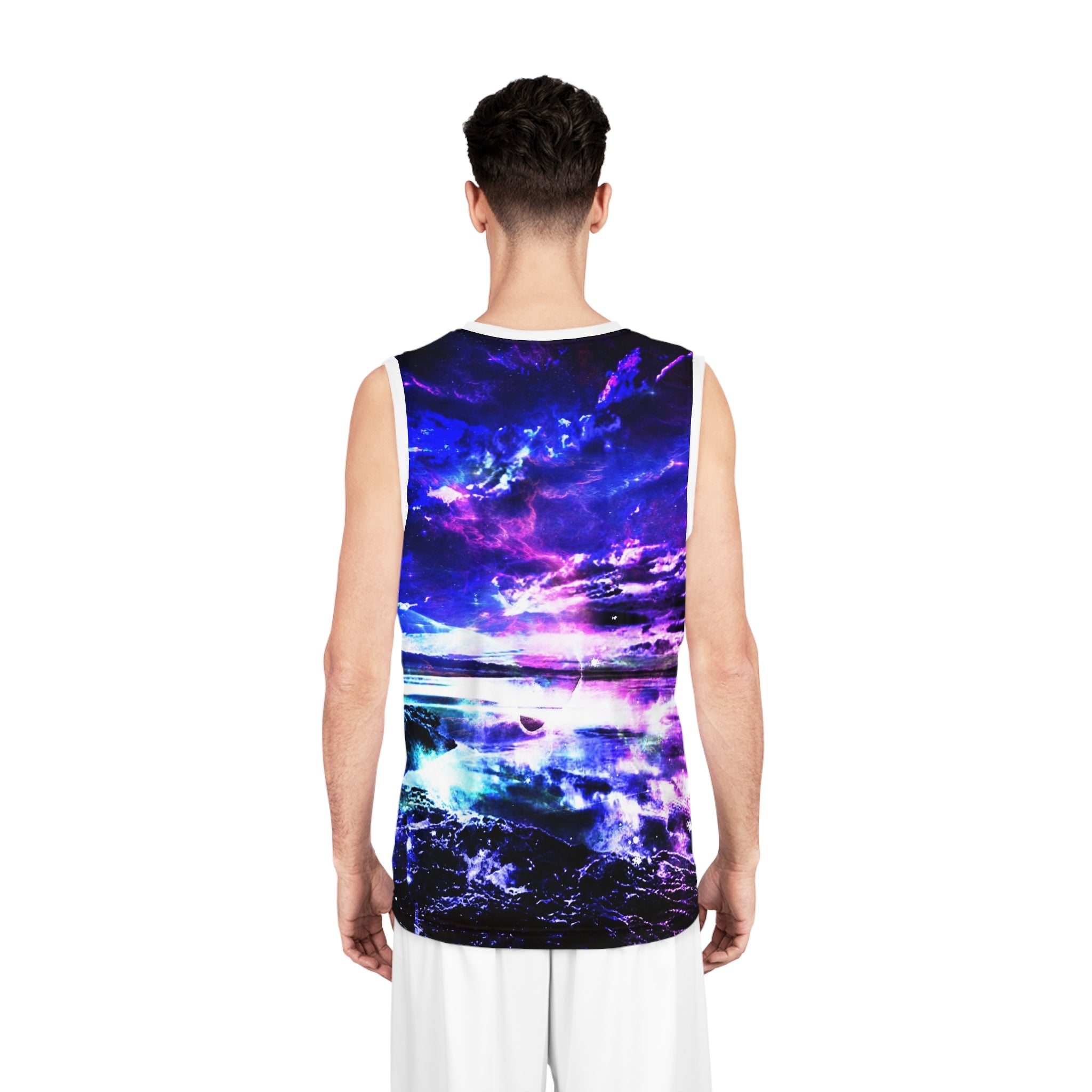 Amethyst Dancing Sea Dreams Basketball Jersey