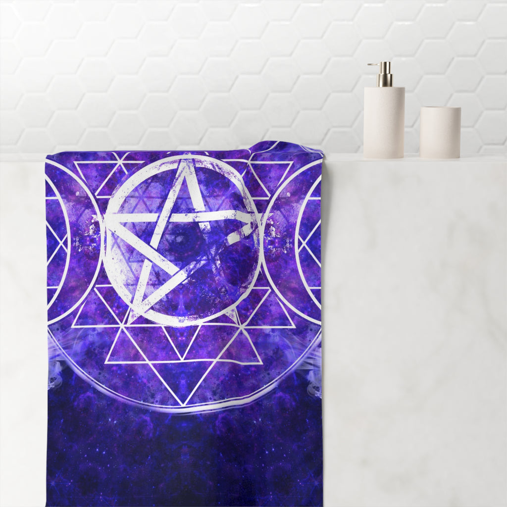 Katerina's Dragon's Eye Triple Goddess Meditations Mink-Cotton Towel