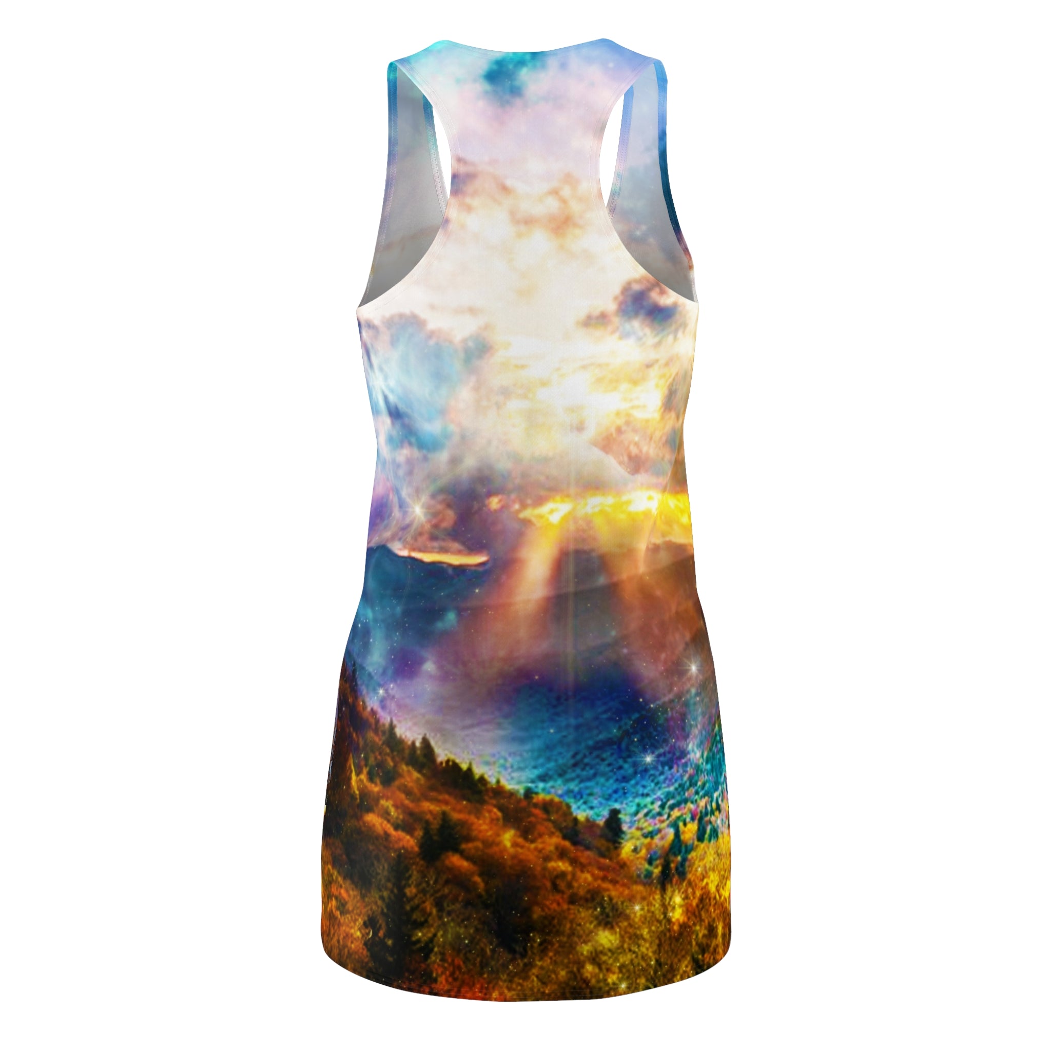 Katerina's Smoky Mountain Memories Dreams Women's Racerback Dress