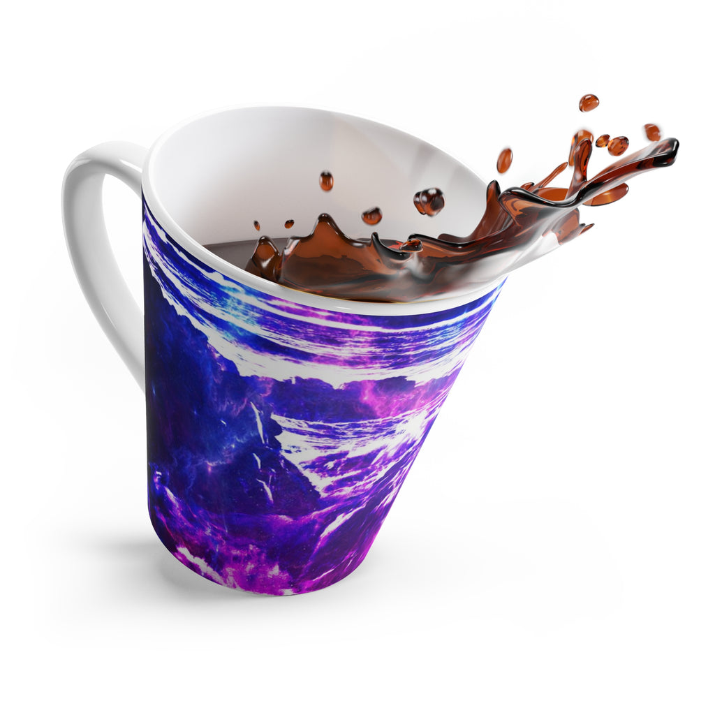 Amethyst Cosmic Falls Dreams Latte Mug