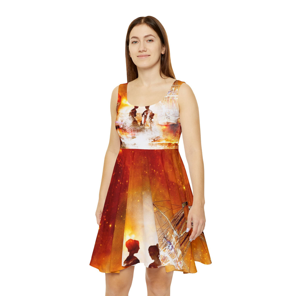 Samhain Eve Salem Harbor Dreams Women's Skater Dress