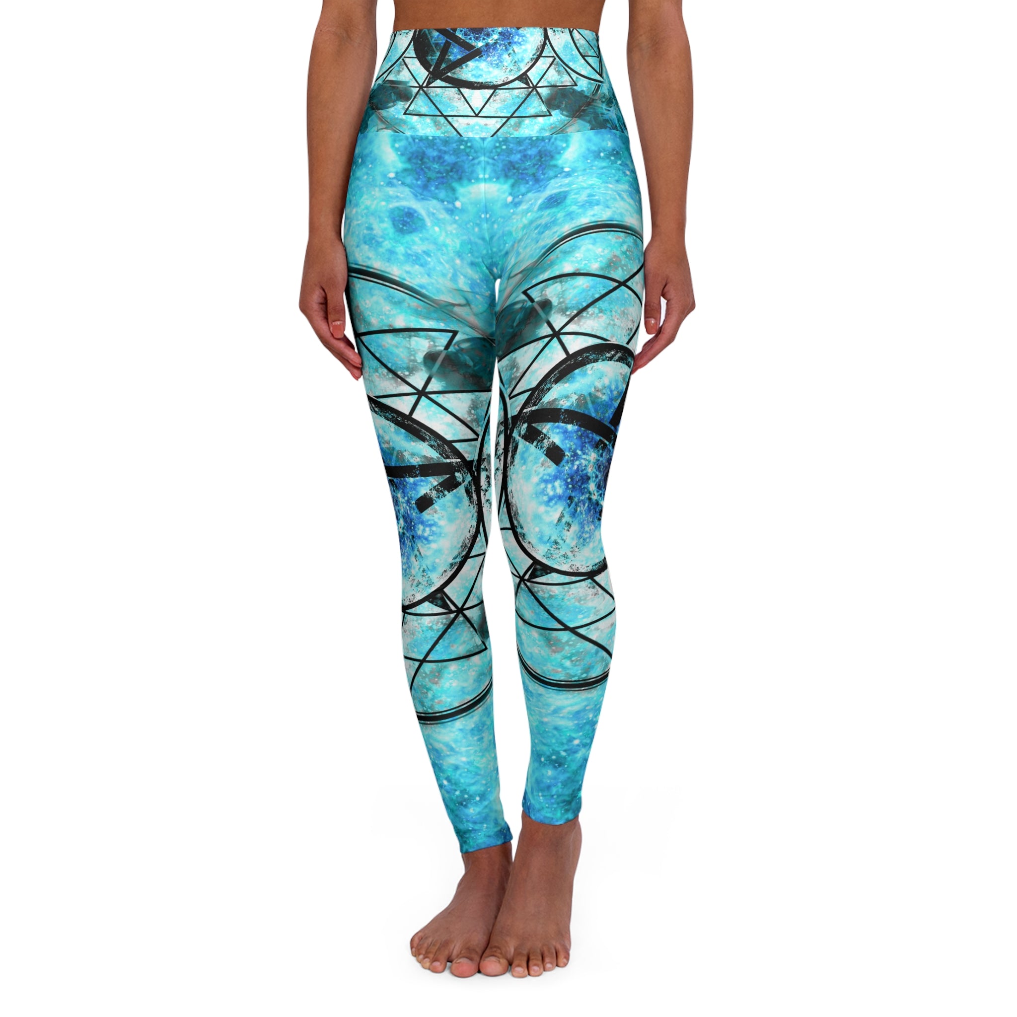 Amen Jin's All the White Horses Triple Goddess Meditations Yoga Leggings