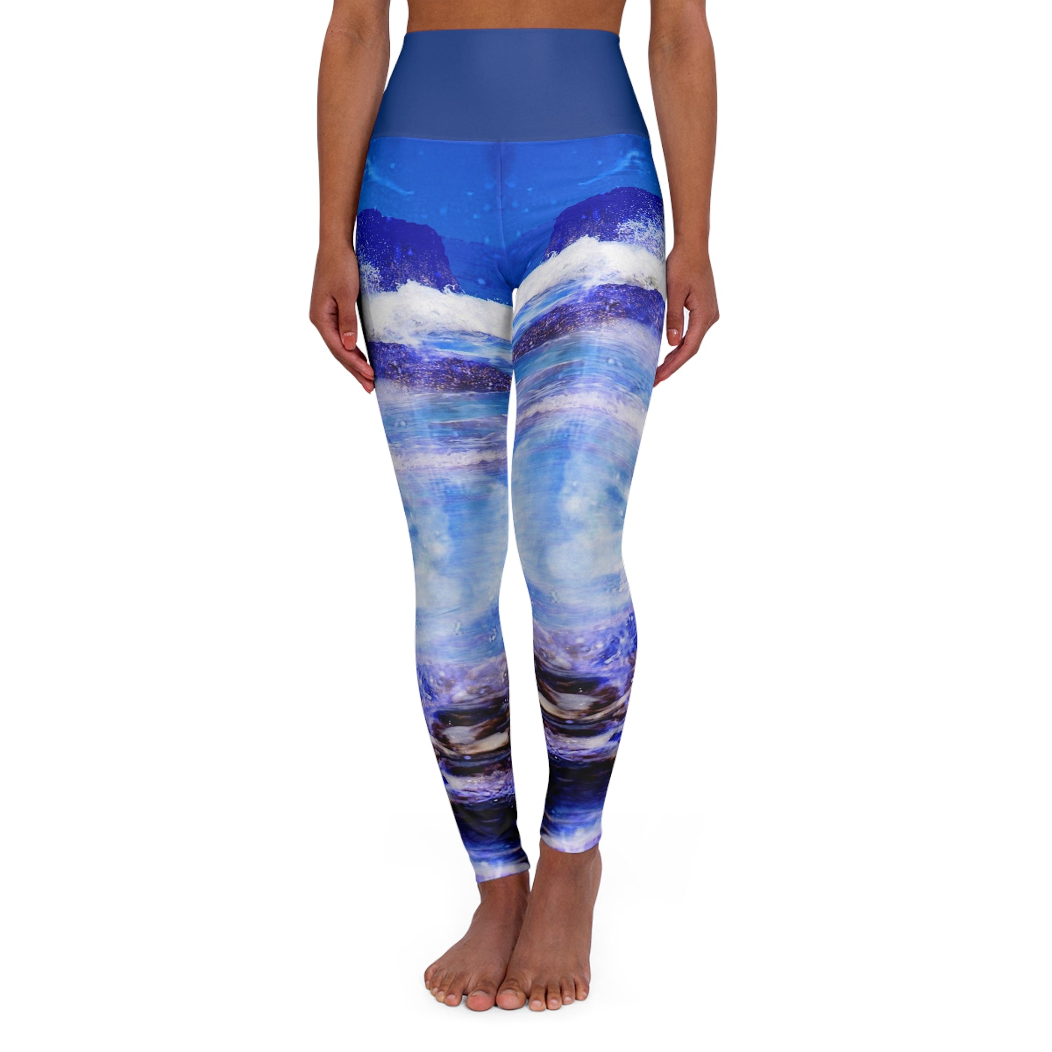 Sea of Serenity Dreams High Waisted Yoga Leggings
