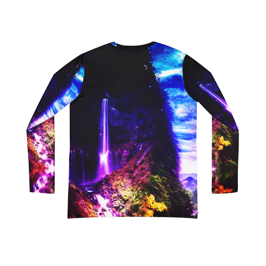 Creation's Heaven Abalone Lake Dreams Women's Long Sleeve V-neck Shirt