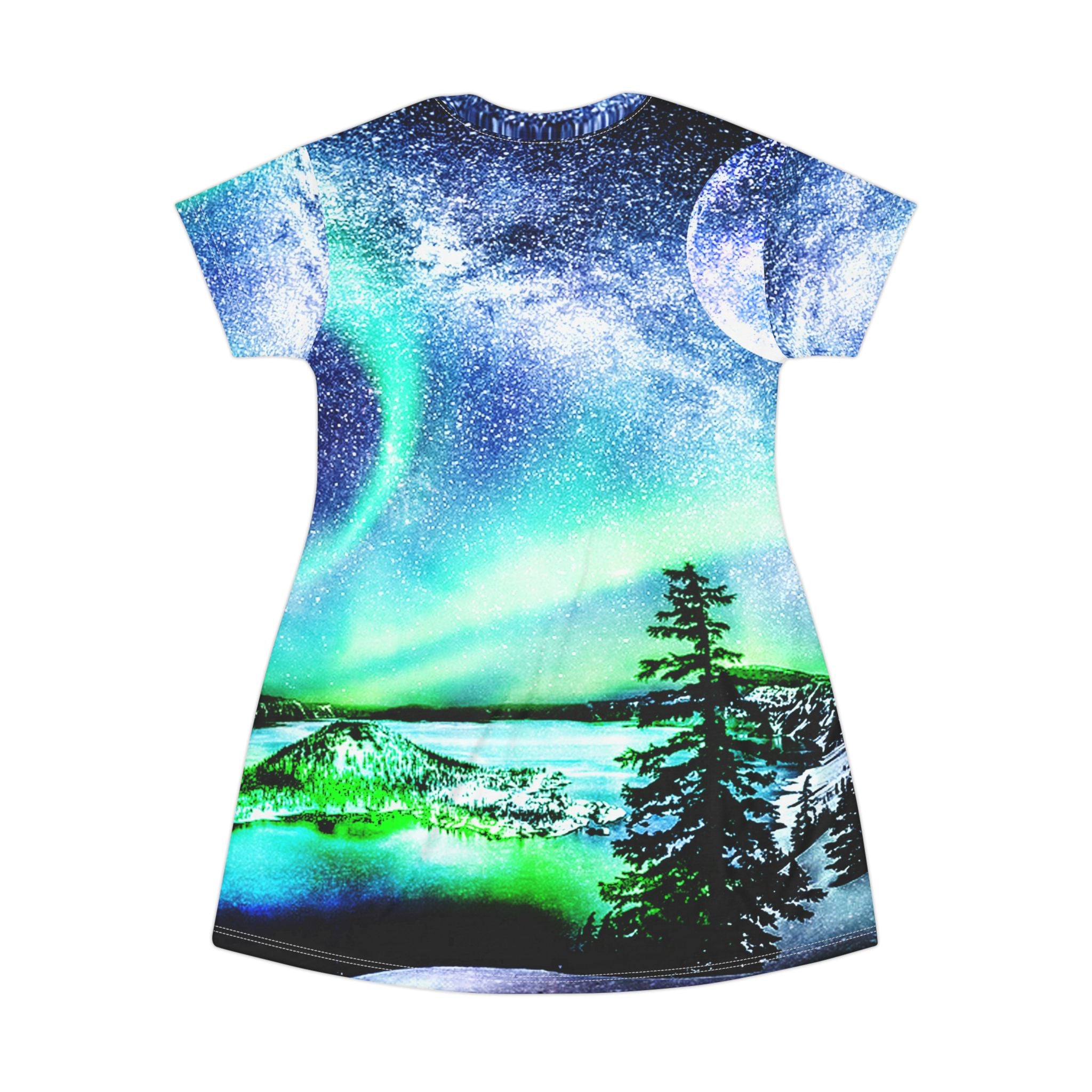 Katerina's Noel Yule Night Dreams T-Shirt Dress