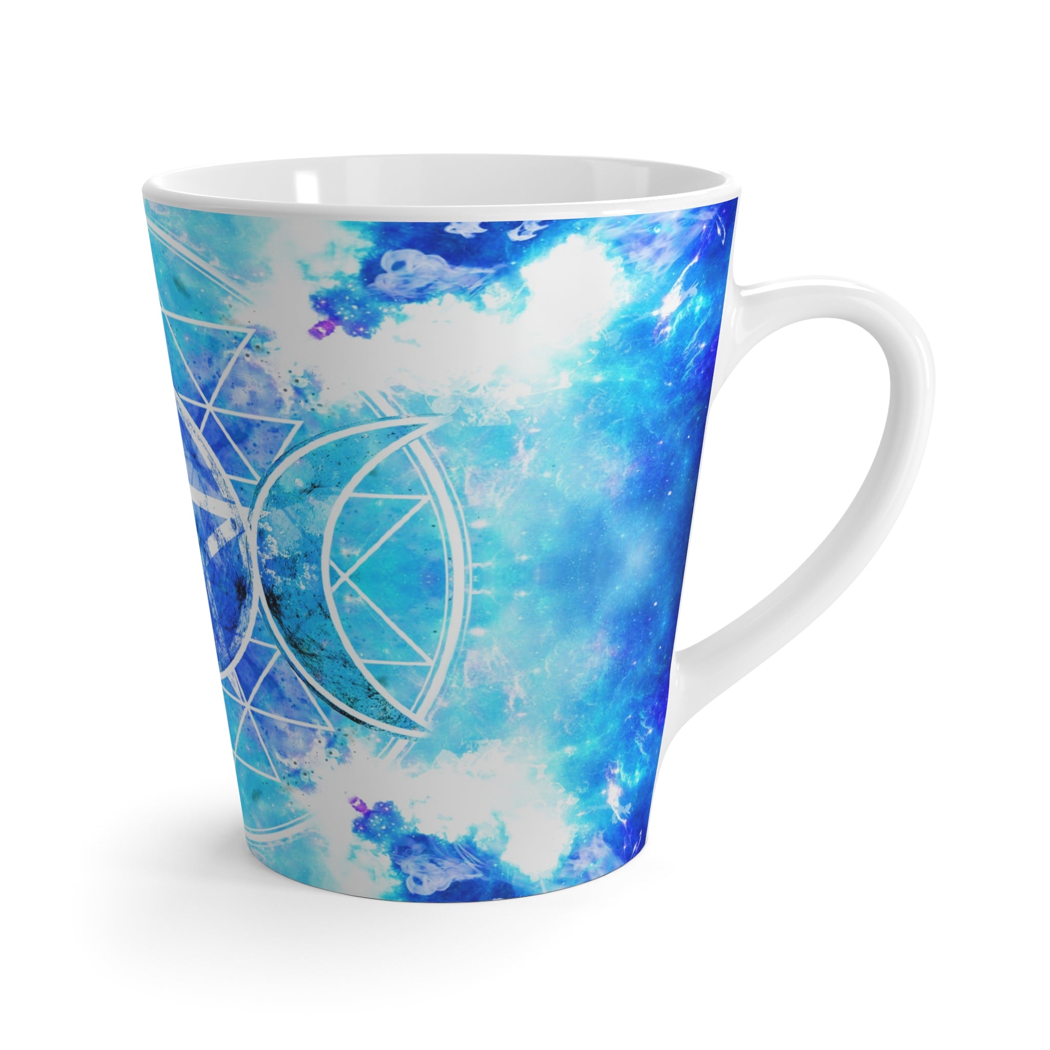 Amen Jin's Mandala of Dragon Fire Triple Goddess Meditations Latte Mug