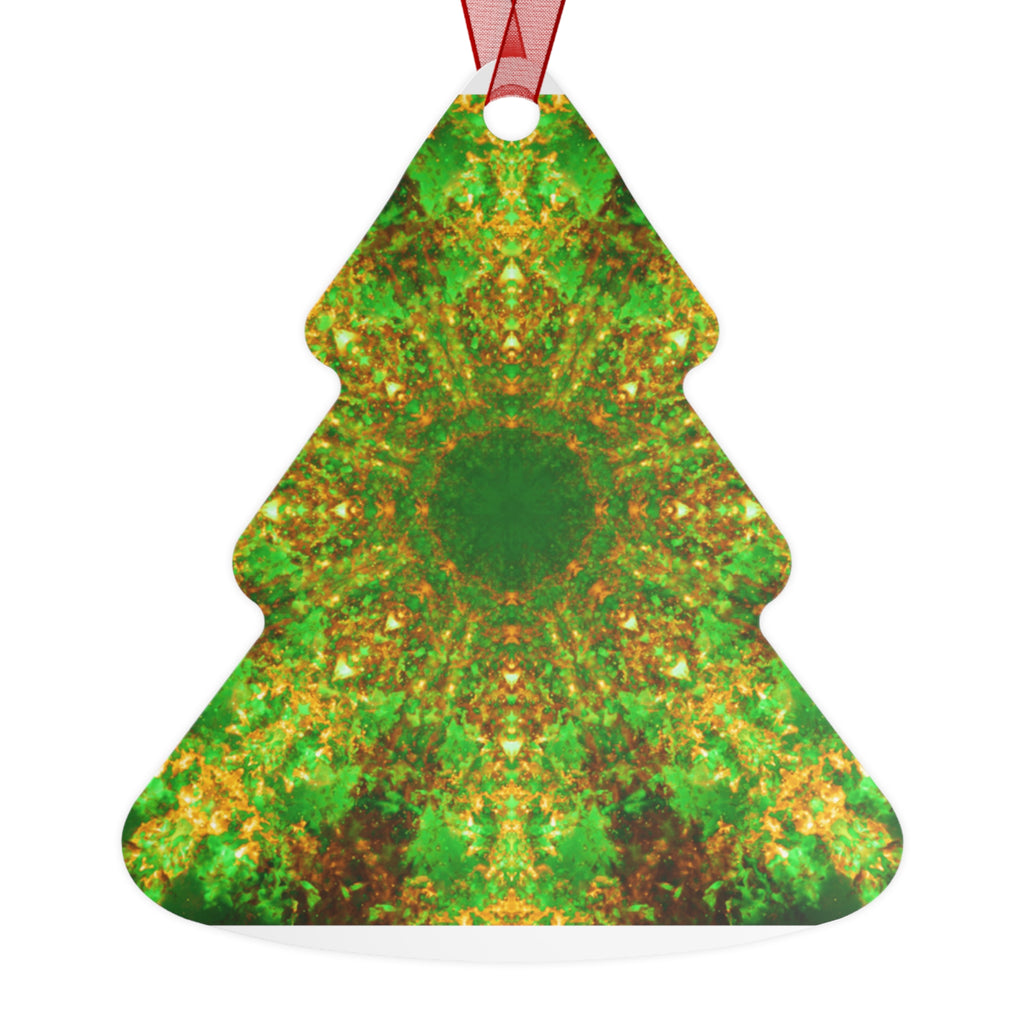 Katerina's Yule Lighted String Desires Metal Ornaments