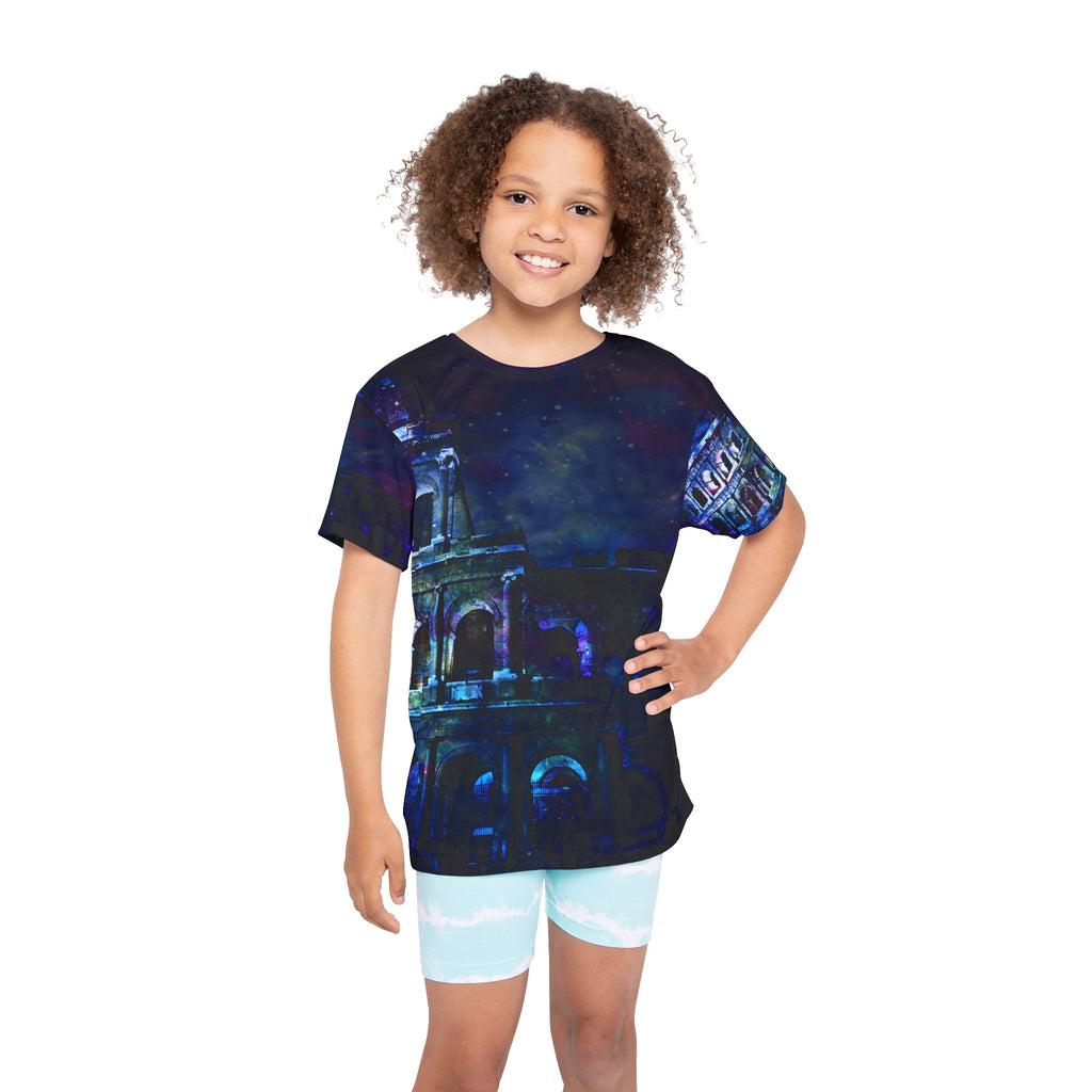 Lover's Creation's Heaven Dreams of Roman Patterns Past Kids Sports Jersey