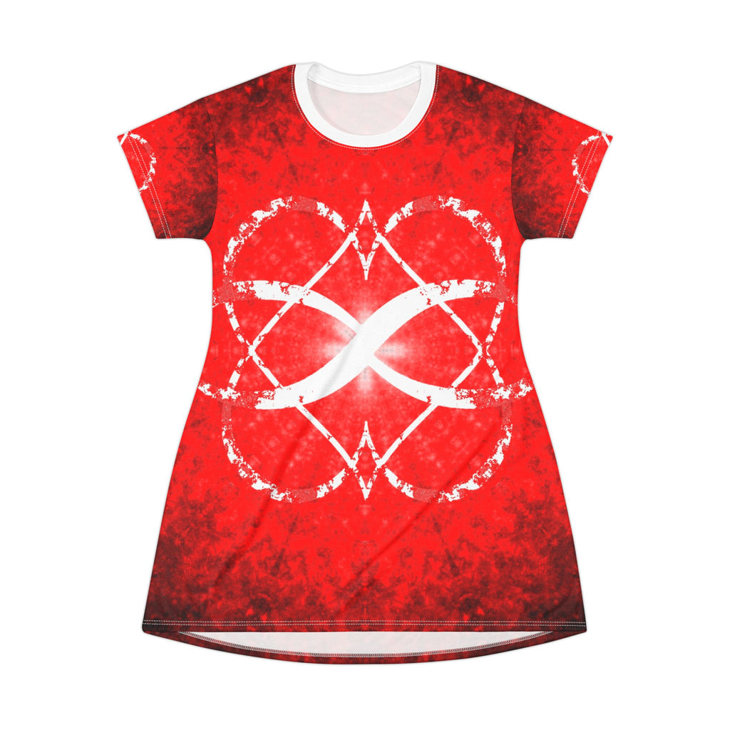 Katerina's Battle Symphony Red Instead Infinity Desires 2024 T-Shirt Dress
