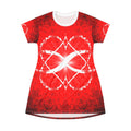 Katerina's Battle Symphony Red Instead Infinity Desires 2024 T-Shirt Dress