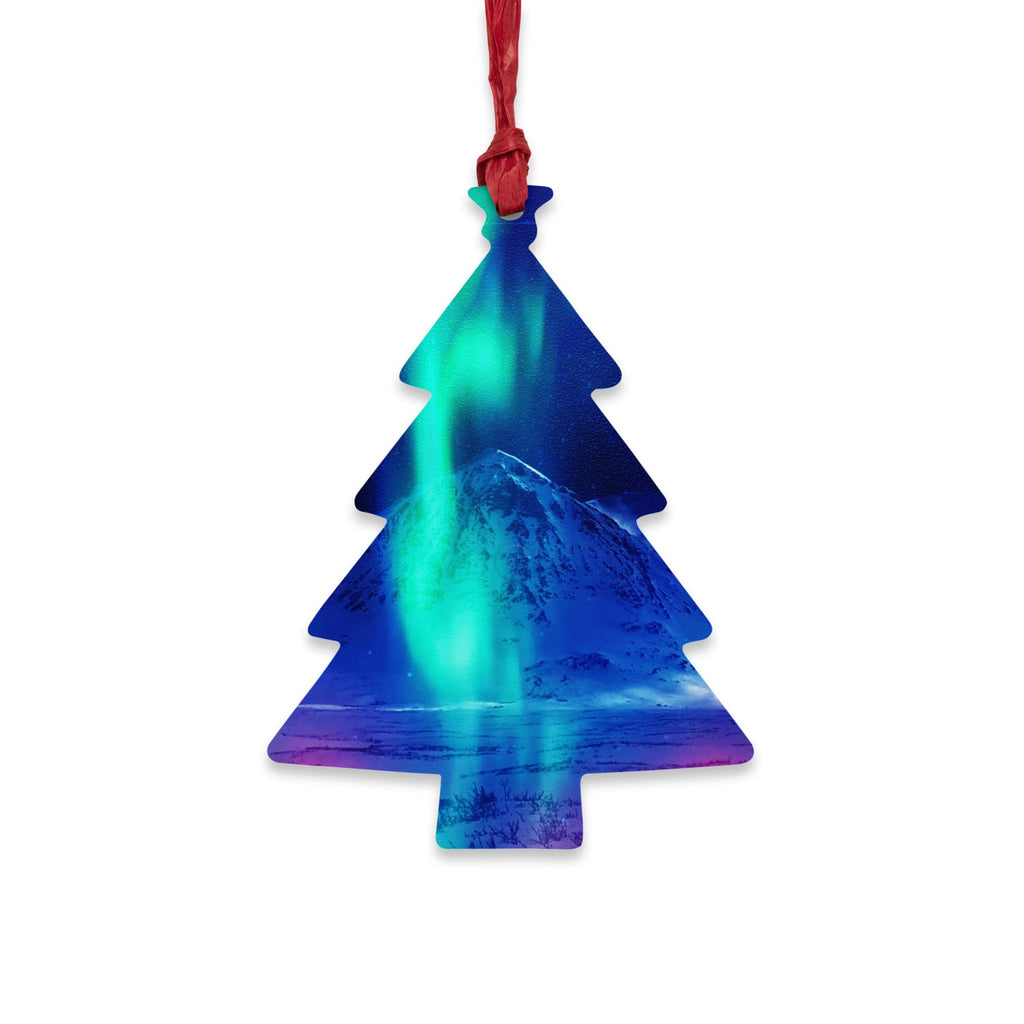 Lighted String Matanuska Dreams Wooden Ornaments