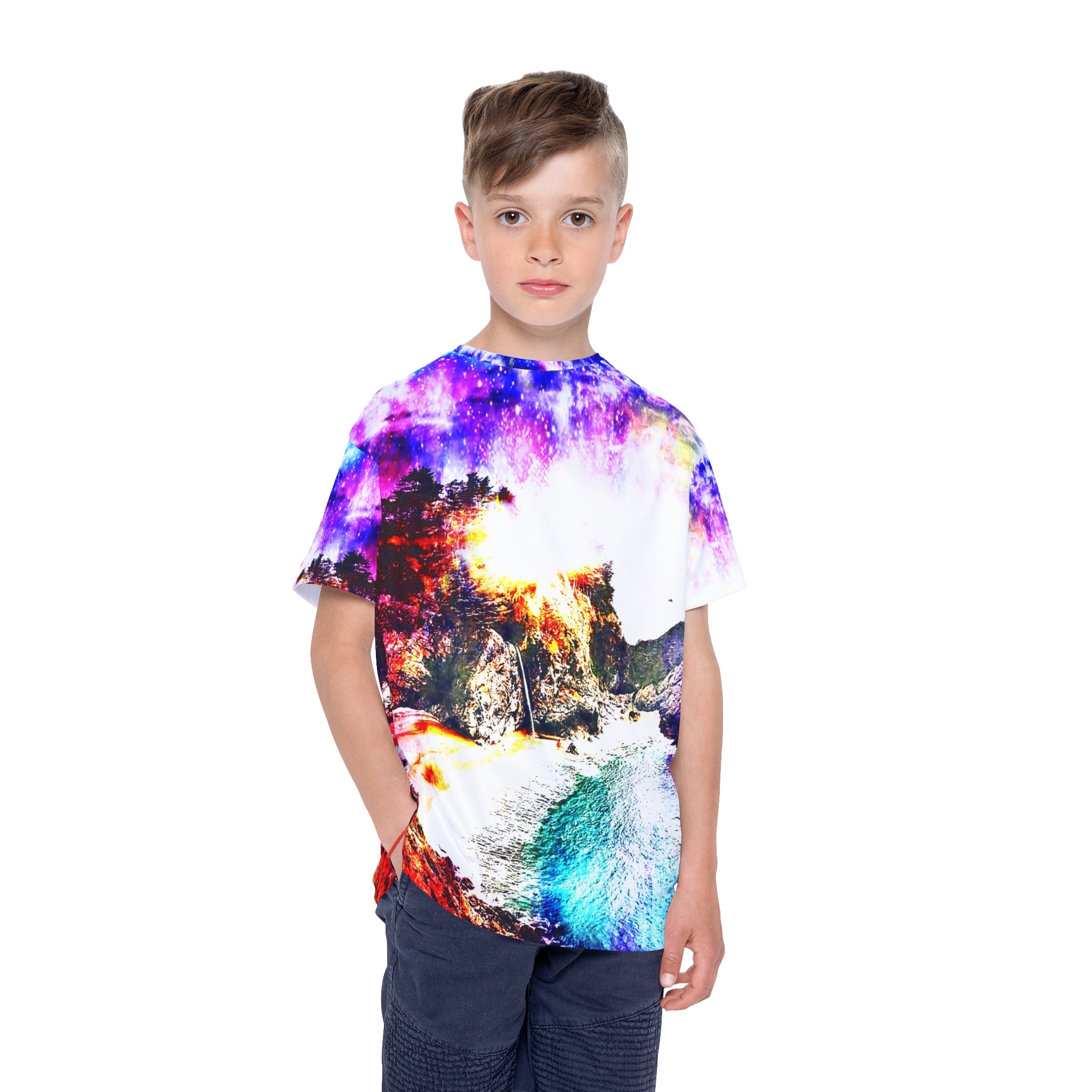 Rainbow Universe Hideaway Cove Dreams Kids Sports Jersey