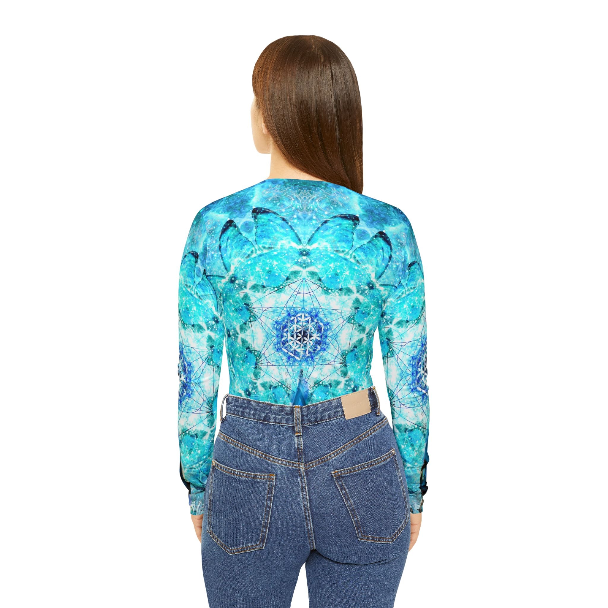 Amen Jin's all the White Horses Metamorphosis Meditations Long Sleeve V-neck