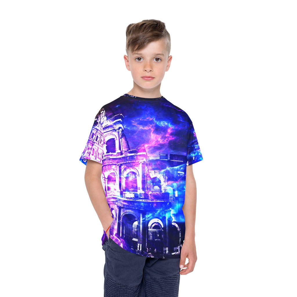 Amethyst Dreams of Roman Patterns Past Kids Sports Jersey