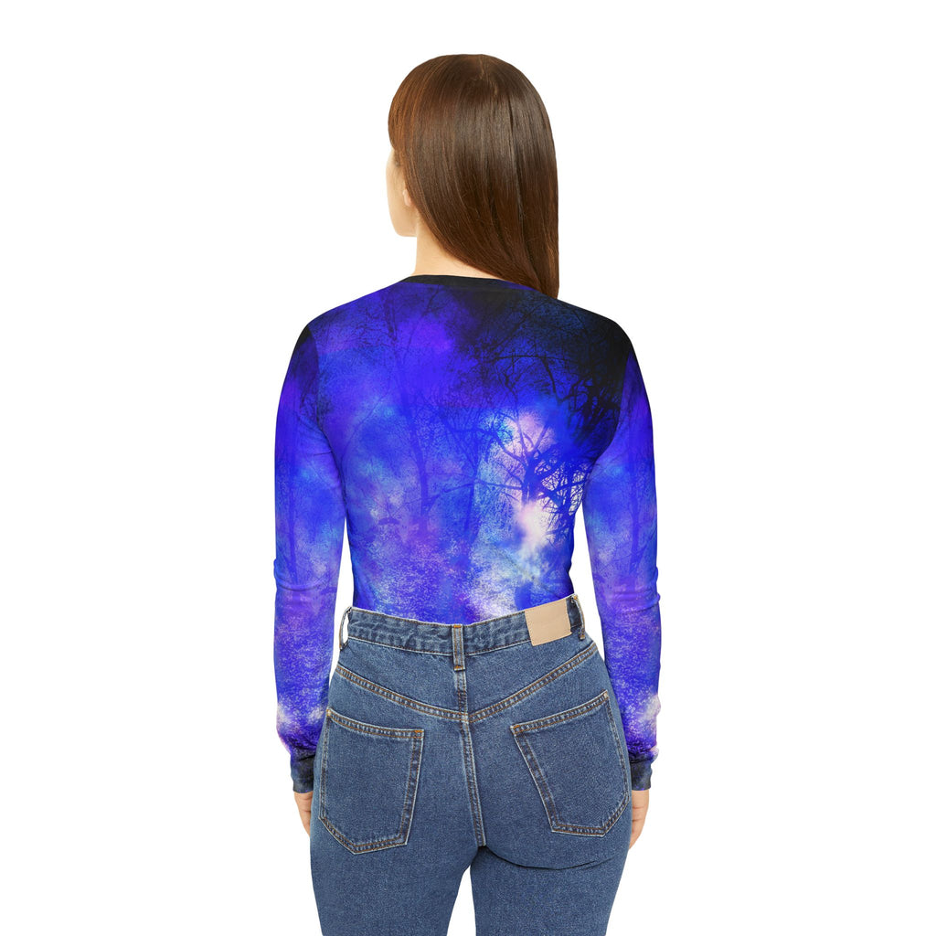 Katerina's Translyvanian Night Dreams Long Sleeve V-neck Shirt