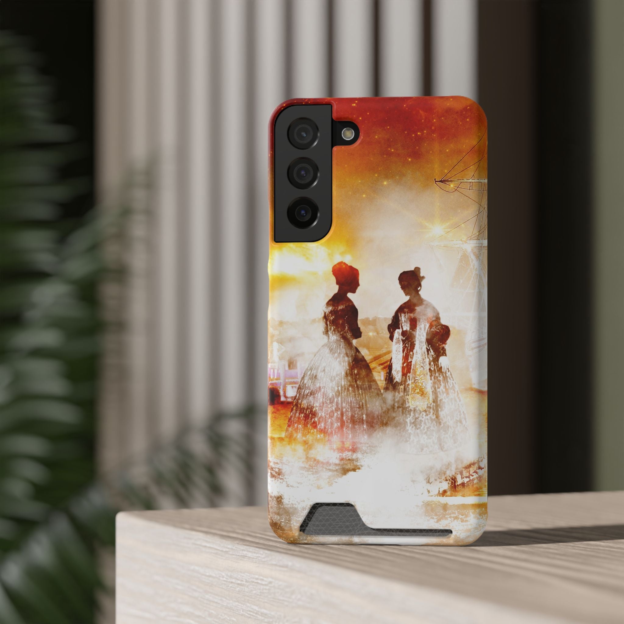 Samhain Eve Salem Harbor Dreams Phone Case With Card Holder