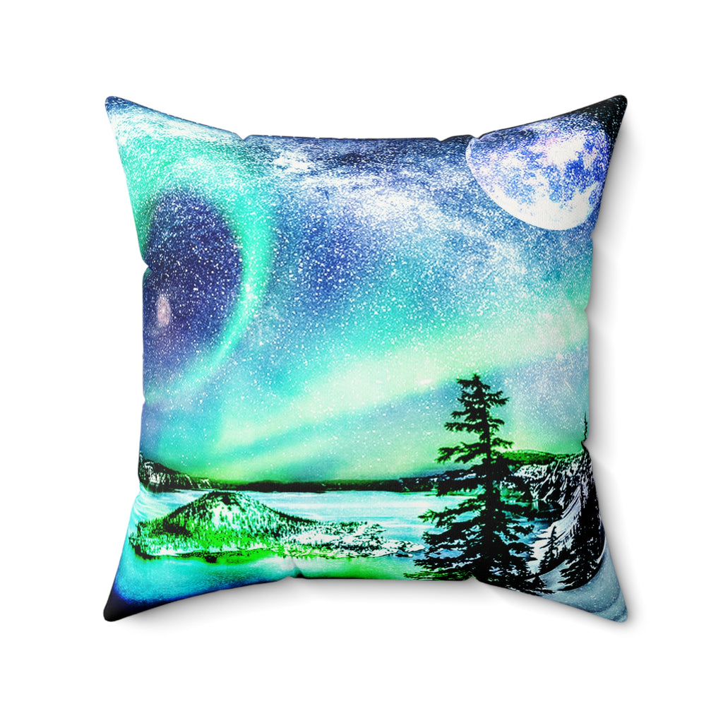 Katerina's Noel Yule Night Dreams Faux Suede Square