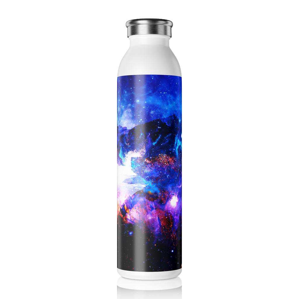 Ad Amoreum Amisi Somewhere on the Indian Ocean Dreams Slim Water Bottle