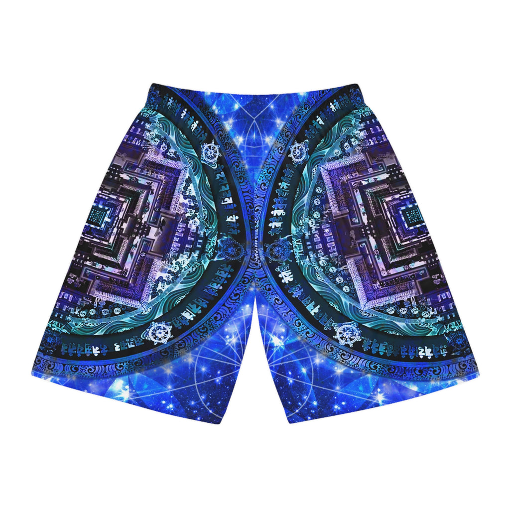 Amen Jin's Katerina's Eros & Psyche Wheel of Time Meditations Basketball Shorts