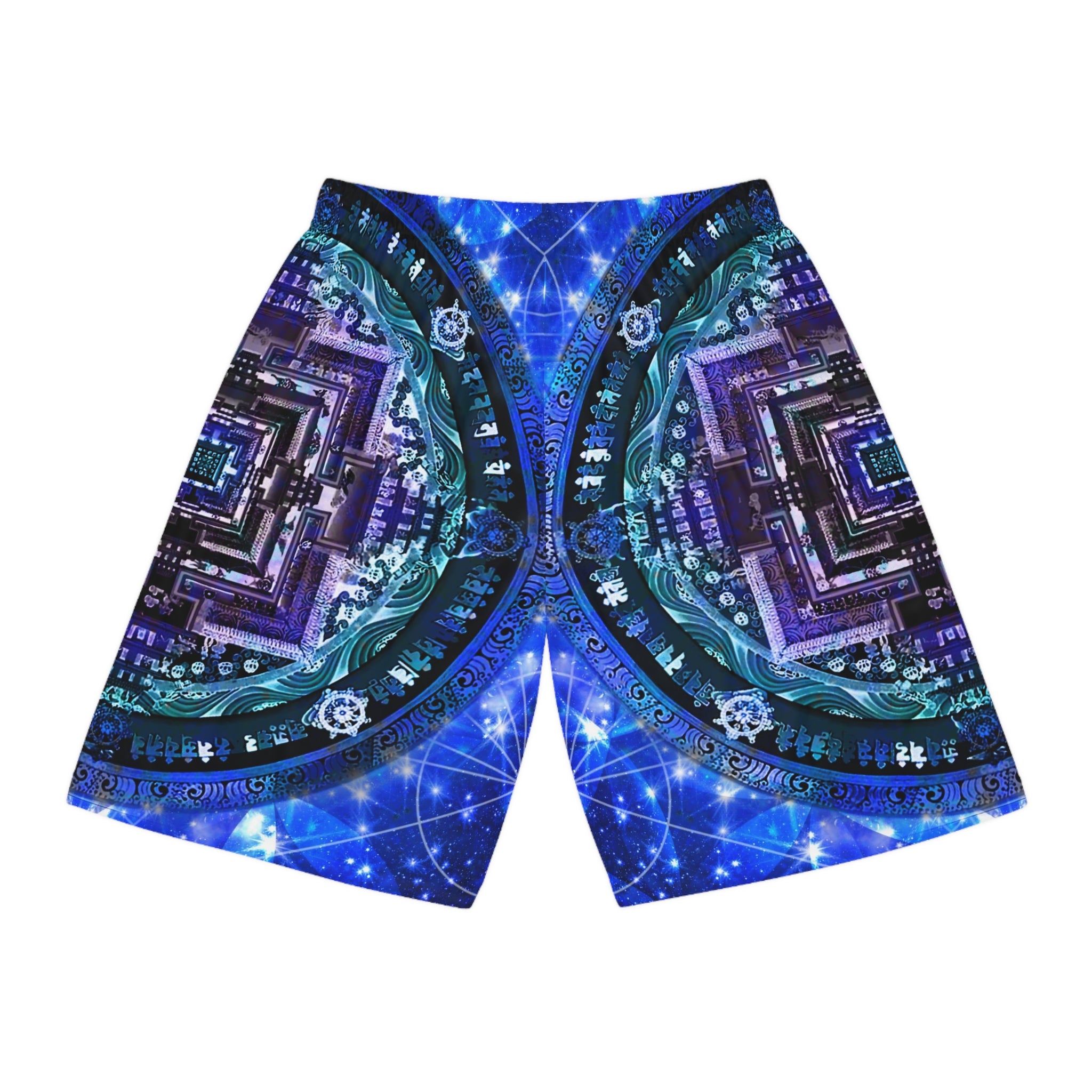 Amen Jin's Katerina's Eros & Psyche Wheel of Time Meditations Basketball Shorts